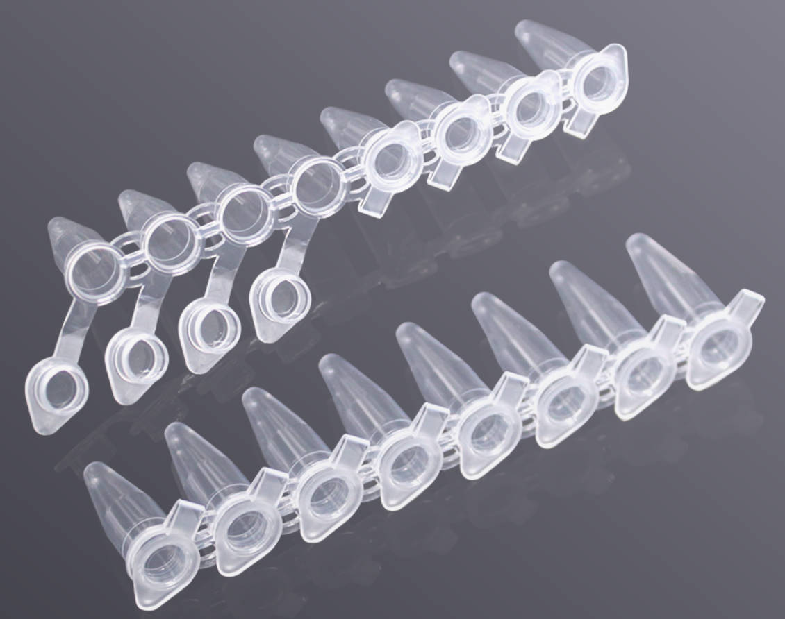 0.2mL连盖平盖八排管,加强款